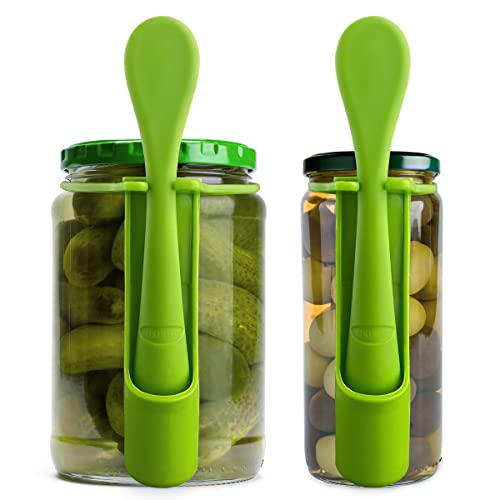 Pickle Fork 2 Pack pickle grabber,Olive fork pickle picker pickle gift kitchen gadgets pickle gifts pickle forks for the jar pickle holder - Grill Parts America