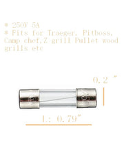 Firsgrill Fuse Replacement for Traeger, Pit Boss, Z Grills & Weber Wood Pellet Grills (5A 250V) - Grill Parts America