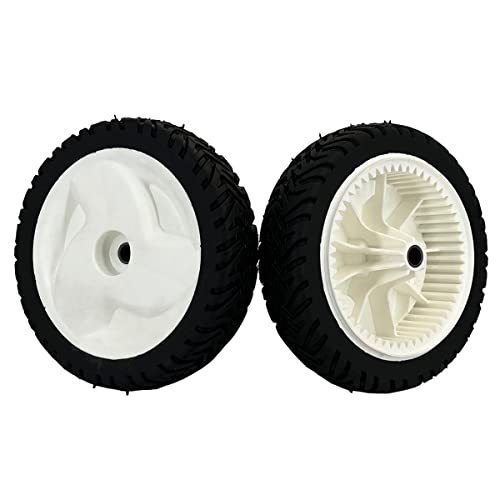 Cluparis Lawn Mower Wheel Replaces Tor o 105-1814 R14424 Front/Rear Wheel 8" 3/4" 1/2", 2 pack - Grill Parts America