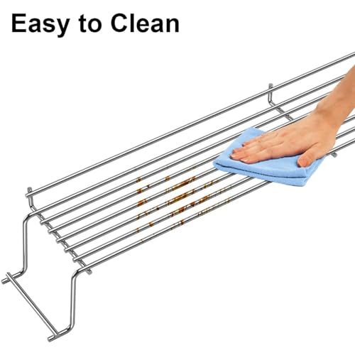 SafBbcue 65054 Warming Rack Replacement Parts for Weber Genesis E310 S310 E320 S320 E330 S330 EP310 CEP310 Grills 26.5" Warming Grates Weber 3741001 62749 81323 - Grill Parts America