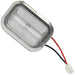 Upgraded W11462342 LED Light Module - Compatible Whirlpool KitchenAid Refrigerator - Replaces AP6989197 W10908166 - Features a Chrome Bezel and White Terminal Block - Easy Home Improvement - Grill Parts America