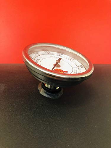 3 inch dial Adjustable BBQ Thermometer (2.5 stem) 1/2 NPT