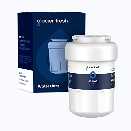 GLACIER FRESH MWF Water Filters for GE Refrigerators, NSF 42 Replacement for SmartWater MWFP, MWFA, GWF, HDX FMG-1, WFC1201, RWF1060, 197D6321P006, Kenmore 9991, 1 Pack - Grill Parts America