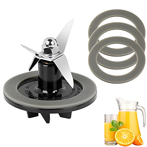 Replacement Parts Blender Blade Assembly with 3 Pieces Blender Gaskets，Fit for Cuisinart CBT-500, SB5600, CB600 - Kitchen Parts America
