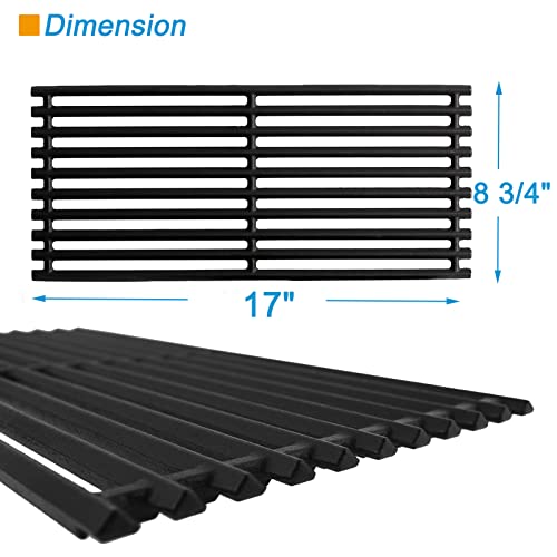 BBQration 17 x 8 3/4 Grill Grates for Charbroil TRU-Infrared 463644220 463632320 463642316 463675016 463644220 G369-0030-W2, 17 inch Replacement Parts Grill Grates for Charbroil 463245518 463675016P1 - Grill Parts America