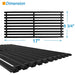BBQration 17 x 8 3/4 Grill Grates for Charbroil TRU-Infrared 463644220 463632320 463642316 463675016 463644220 G369-0030-W2, 17 inch Replacement Parts Grill Grates for Charbroil 463245518 463675016P1 - Grill Parts America