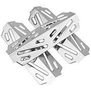 Hisencn 12.5'' Heat Deflector for Weber Genesis II 300 Series, Genesis II E-310/S-310, II E-315/S-315, II E-330, II E/S-335 Gas Grill, for Weber Genesis II Parts 66040, Stainless Steel, 3-Pack - Grill Parts America