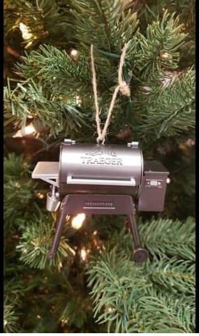 Traeger Pellet Smoker Grill Ironwood 885 Series Hanging Christmas Tree Ornament BAC629 - Grill Parts America