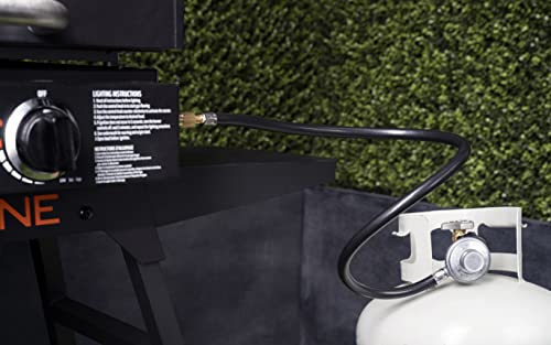 Blackstone Propane Adapter Hose & Regulator for 20 lb Tank, Gas Grill & Griddle - Weather Resistant & Corrosion Resistant - Extends Up To 3 Feet - 5471 - Grill Parts America