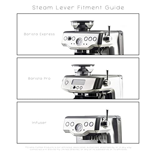 PETSOLA Metal Steam Lever Durable Practical for Espresso Machines Accs Spare Parts Fitments - Kitchen Parts America