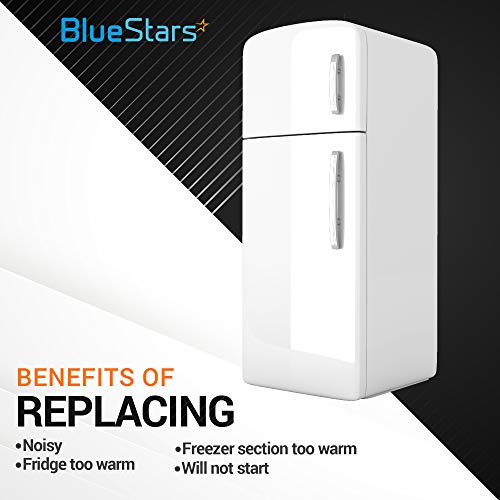 Ultra Durable WR60X10220 Refrigerator Condenser Fan Motor Replacement Part by Blue Stars – for GE & Hotpoint Fridges - Replaces AP4298602 WR60X10171 PS1766247 WR60X10133 1257132 WR60X10192 - Grill Parts America