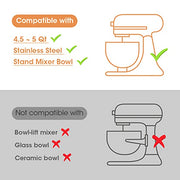 AIEVE Mixer Bowl Covers for KitchenAid 4.5-5 Qt Tilt-Head Stand Mixer, 2 Pack Stand Mixer Bowl Cover Mixer Splatter Guard Mixer Bowl Lids Compatible with Kitchen aid Mixer Kitchenaid Classic - Kitchen Parts America