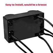 Uniflasy Grill Igniter Kit,Electronic Ignition Module and Switch Button with Wires for Charbroil Ignitor, Replacement for CharBroil Ignition Systems and Most CharBroil Gas Grills,5 Outlets - Grill Parts America