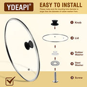 Universal Pot Lid Replacement Knobs, Ydeapi Silicone Pan Lid Holding Handles, Heat Resistant, Non-Slip Handle - Kitchen Parts America