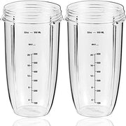 Replacement Parts 32oz Blender Cups (2 Packs) Replacement Blender Cups Compatible with NutriBullet 600w and 900w Blender - Kitchen Parts America