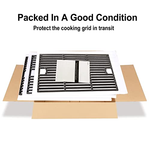 Hisencn 17 inch Grill Cooking Grates for Homedepot Nexgrill 720-0896 720-0896B 720-0896C 720-0896CP 720-0896E, Cast Iron Grate Grill Grid Replacement Parts for Nexgrill 720-0898 720-0898A - 3 Pack - Grill Parts America