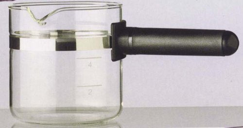 CAFÉ BREW COLLECTION Universal Glass Espresso Replacement Carafe - Medelco Espresso Machine Replacement Carafe - 4 Cup Black Replacement Carafe for Hamilton Beach, Mr.Coffee, Breville - Grill Parts America