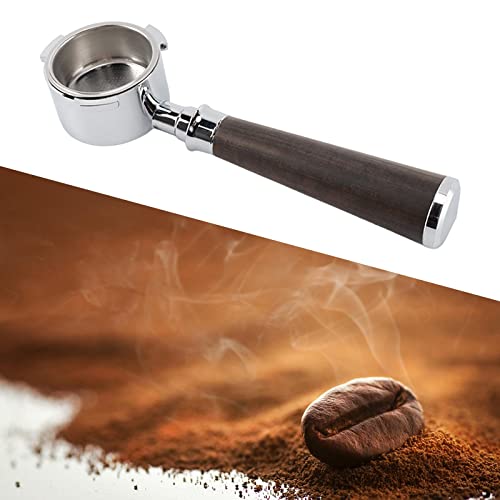 Gralara 51mm Coffee Portafilter, Filter Handle, Bottomless Portafilter for Espresso Machine Parts Replacement Accessories, Style B - Kitchen Parts America