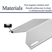 Folocy BBQ Gas Grill Replacement Parts, Stainless Steel Heat Plate Shield Heat Tent Burner Cover Kit for Jenn-Air 720-0062, Members Mark 720-0586A, Nexgrill 720-0063, Costco Kirland, 17 3/4" X 6 3/8" - Grill Parts America