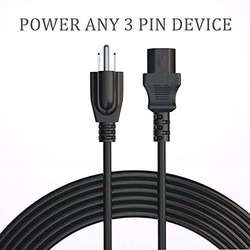 Power Cord Cable Compatible for Instant Pot, Electric Pressure Cooker, Power Quick Pot, Rice Cooker, Soy Milk Maker, Microwaves, Coffee Pot and More Kitchen Appliances, 3 Prong Replacement Cable 6Ft - Grill Parts America