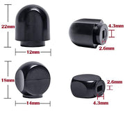 Tolxh Replacement Part NEW set of 2 Stand Mixer Speed Control and Lock Lever Black Knob for KitchenAid Stand Mixer 5qt 6qt K45 KSM90 Etc Models - Kitchen Parts America