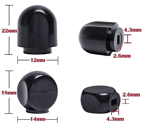 Tolxh Replacement Part NEW set of 2 Stand Mixer Speed Control and Lock Lever Black Knob for KitchenAid Stand Mixer 5qt 6qt K45 KSM90 Etc Models - Kitchen Parts America