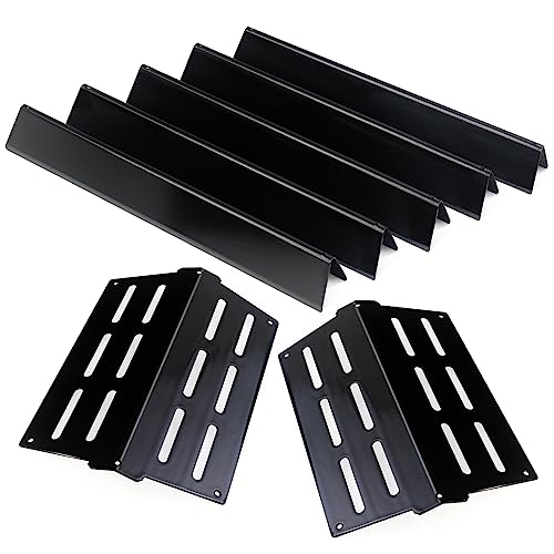 Boloda 17.5" Porcelain Steel Flavorizer Bars Replacement for Weber Genesis Grill Parts 300 Genesis E/EP-310 E330 EP-330 Genesis S-310 (with Front Control Knobs),7620 7621 Heating Plate Parts For Weber - Grill Parts America