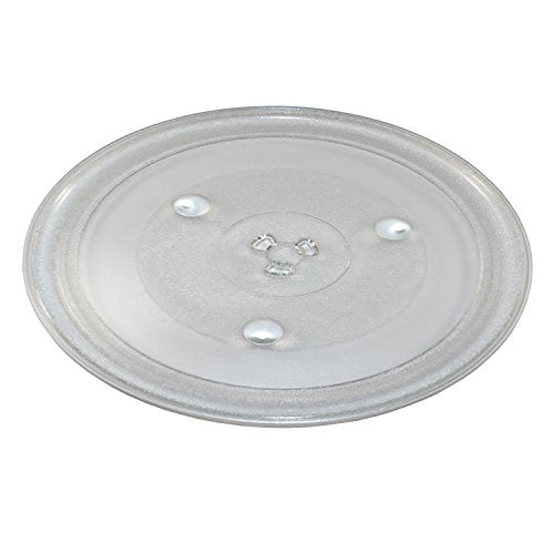 HQRP 12.375" / 31.5cm Glass Turntable Tray fits GE General Electric, Hamilton Beach, Frigidaire, Emerson, Oster, Magic Chef, Panasonic Microwave Oven Cooking Plate 12-3/8-inch 315mm H4-899 - Grill Parts America