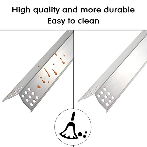 Hisencn Grill Replacement Part for Kitchen Aid 720-0745B, Nexgrill 720-0733, Jenn-Air 720-0709, 720-0336B, 720-0336C, Stainless Steel Heat Plate Tent Shield Plate Burner Cover - Grill Parts America
