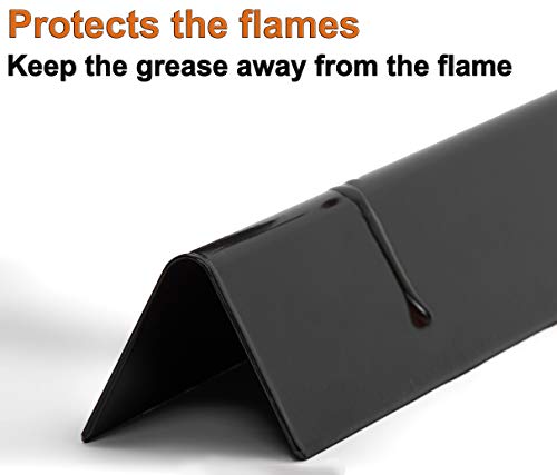 DELSbbq 7534 7535 Porcelain Steel Flavorizer Bars for Weber Spirit 200 Series, Spirit 500, Genesis Silver A Gas Grills, Flavorizer Bar Replaces Weber 7534 7535 65902 - Grill Parts America