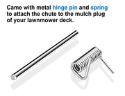 budrash 731-07131 Lawn Mower Side Chute for Troy Bilt TB110, TB130, TB200, TB230, TB240, Durable Side Discharge Chute Also for Most MTD, Cub Cad et, Craftsman Self Propelled Walk-Behind Mower - Grill Parts America