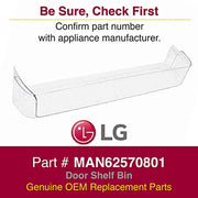 LG MAN62570801 Genuine OEM Door Shelf Bin for LG Refrigerators - Grill Parts America