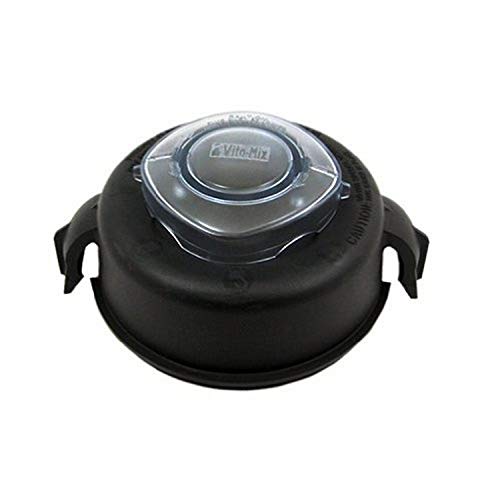 Vitamix 2-Part Lid and Plug, 64-Ounce (High Profile), Black - 15855 - Grill Parts America