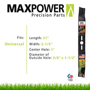 Maxpower 331951B Universal 3-N-1 Blade for 21 in. Cut Mower, black - Grill Parts America