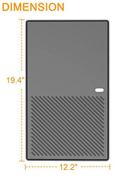 19.4 Inch Cast Iron Griddle Cooking Replacement Parts for Traeger 34 series pellet smoker grill and Pit Boss 780,800,820,1000 And 1000 XL series & 1100 Pro series & Austin XL pellet smoker grill - Grill Parts America