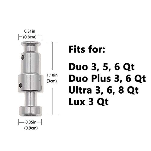 Float Valve Seal for Instant Pot Replacement Parts with 6 Sealer Gasket, Fits Duo 3, 5, 6 Qt, Duo Plus 3, 6 Qt, Ultra 3, 6, 8 Qt, Lux 3 Qt - Kitchen Parts America