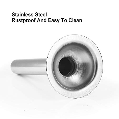 Food Meat Grinder Attachment Stainless Steel Sausage Stuffer Tubes Compatible with Size 5 Meat Grinder/Stand Mixers Machinery Parts - Kitchen Parts America