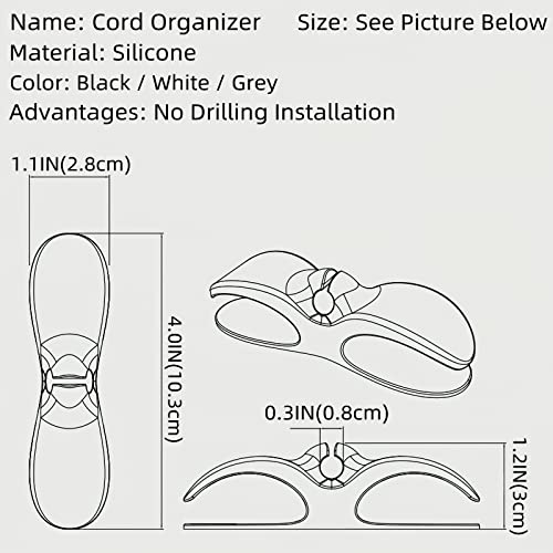 Cord Organizer for Kitchen Appliances - 3pcs Cord Winder Wrapper
