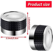 Mudder 4 Pieces Gas Grill Knob BBQ Control Knobs Replacement Rotating Switch Gas Stove Cooker Chrome Control Knob with D Valve Stainless Steel Round Knob for Gas Grill Stove Party - Grill Parts America