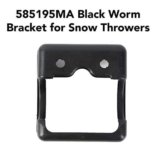 AR-PRO The Exact Replacement 585195MA Worm Bracket for Snow Throwers (Black) - Compatible with Murray Snow Throwers and Craftsman Gas Snow Blowers - Restore Snow Thrower Peak Performance - Grill Parts America