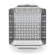 Weber Small Stainless Steel Vegetable Basket,Silver - Grill Parts America