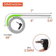 Replacement Meat Probe for Pit boss Pellet Grill and Pellet Smoker, 3.5mm Plug 2 Pack Meat Probes with Grills Clip Accessories (Upgraded Version) - Grill Parts America