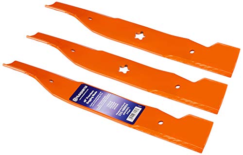 Husqvarna HU22027 48-Inch Premium Hi-Lift Bagging Blade, 3-Pack, Orange - Grill Parts America
