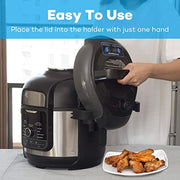 Goldlion Lid Holder Lid Stand Accessories Compatible with Ninja Foodi Pressure Cooker and Air Fryer 6.5 Quart and 8 Quart (Patent Design) - Kitchen Parts America