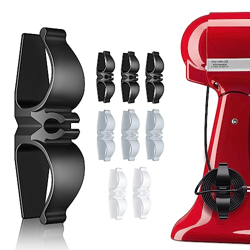Lot De 8 Clips Autocollants Pour Ranger Les Câbles (style Papillon) - Pour Mixeur, Friteuse, Appareils De Cuisine