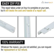 Seentech UPGRADED 240530601 & 240530701 Refrigerator Pan Hangers (Left & Right) - Compatible Frigi-daire Refrigerator - Replaces: 917558,AH430917,EA430917,PS430917,AP2116590,240460501 - Grill Parts America