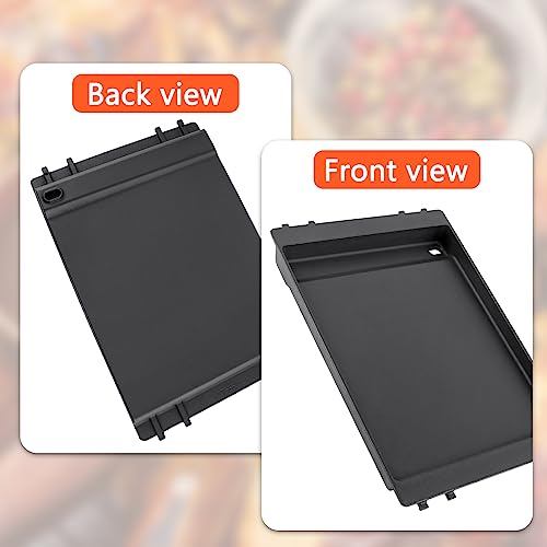 QuliMetal 7566 Grill Griddle for Weber Genesis 300 Series Gas Grills - Cast Iron Griddle Replacement Parts for Genesis E-310 E-320 E-330 S-310 S-320 S-330 EP-310 EP-320 EP-330 CEP-310 CEP-330 ESP-310 - Grill Parts America