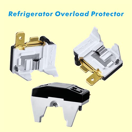 Refrigerator Compressor Parts and Accessories - PTC 3 Pin Starter Relay and Overload Protector for Mini Fridge and Wine Cooler - Compatible with LG Models - Grill Parts America