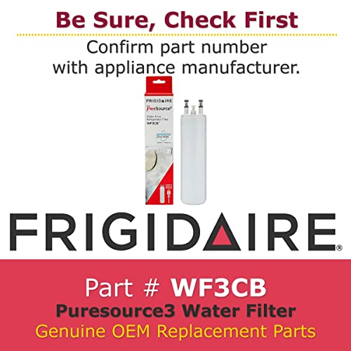 Frigidaire WF3CB Puresource3 Refrigerator Water Filter , White, 1 Count (Pack of 1) - Grill Parts America
