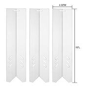 B0212-040 Heat Plates Grill Parts for Blue Rhino 3 Burner Grill Replacement Parts GBC1932L GBC1793W RevoAce Grill Parts Heat Tent 55-24-198 GBC1706W GBC1705WV Heat Shield BBQ Grill Accessories - Grill Parts America